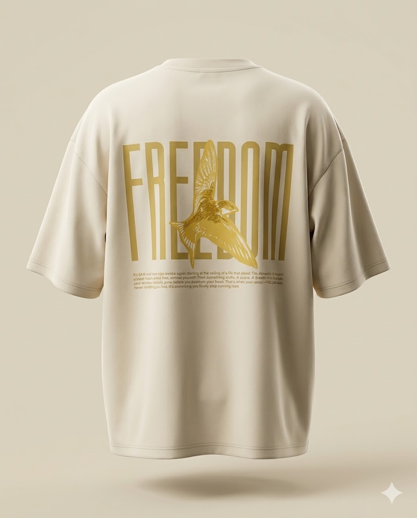 Freedom - Printed Drop Shoulder